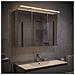 Mobiletto per specchio da bagno Bianco 100 x 14,5 x 70 cm - Foto miniatura 4
