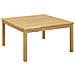 Tavolino da salotto Acacia chiaro 85 x 85 x 45 cm - Foto miniatura 1