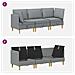 Set di divani modulari con spazio di archiviazione 3 pcs - Foto miniatura 8