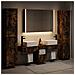 Set di mobili per il bagno 6 pcs Rovere Fumo - Foto miniatura 2
