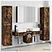Set di mobili per il bagno 6 pcs Rovere Fumo - Foto miniatura 4