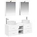 Set di mobili per il bagno 5 pcs Bianco - Foto miniatura 1