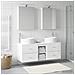 Set di mobili per il bagno 5 pcs Bianco - Foto miniatura 2