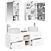 Set di mobili per il bagno 5 pcs Bianco - Foto miniatura 3