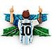 Editions 43018 Lionel Messi - Celebrazione, Wall Art 3D Fai da Te, Decorazione da Parete, Regalo a Tema Calcio da 14+ - Foto miniatura 27