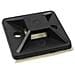 basette adesive 25x25mm per fascette da 4,8mm, colore nero, 10pz - Foto miniatura 1