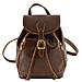 Zaino In Pelle Donna Colore Marrone - Pelletteria Toscana Made In Italy - Zaino - Foto miniatura 1