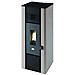 Stufe Punto Fuoco Pellet Minni 6,3kw (br) Bianco - Foto miniatura 2
