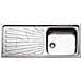 Lavello 1 Vasca Con Gocciolatoio A Sx Colore Inox Cod To1161ilbc - Foto miniatura 3