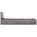 Giroletto Con Contenitore Grigio Talpa In Tessuto 90x200 Cm - Foto miniatura 7