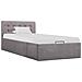 Giroletto Con Contenitore Grigio Talpa In Tessuto 90x200 Cm - Foto miniatura 1