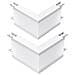 V-tac Pro Vt-7-41-lw Coppia Raccordo Led A Incasso 2pcs 10w Chip Samsung Corpo Bianco Per Plafoniera Linear Light - Sku 389 - Foto miniatura 1