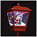 Lampada Natalizia Da Parete Led E Babbo Natale Rossa 40x27x45cm - Foto miniatura 3