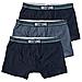 Pantaloncini Da Uomo, Confezione Da 3, Pantaloncini Da Boxe, Pantaloni, Vero Denim, S-xl: Colour: Navy / blue / navy | Size: Large - Foto miniatura 1