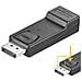 HDMI DisplayPort Adapter HDMI 19p F DisplayPort 20p M Nero cavo di interfaccia e adattatore - Foto miniatura 1