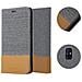 Custodia Compatibile Con Samsung Galaxy M51 In Grigio Chiaro Marrone - Coperchio Protettiva Con Chiusura Magnetica, Funzione Stand E Tasca Per Le Carte - Foto miniatura 5