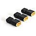 3 Pezzi Connettore Adattatore Maschio Xt60 Xt-60 In Femmina T-plug Senza Fili - Foto miniatura 4