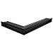 Griglia Di Ventilazione Luft Angolo Destra 40x60x6 Nero - Foto miniatura 1