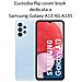 Smart Book Custodia Poket Silicone Flip Cover Case Per Samsung Galaxy A13 4g A135 Blu - Foto miniatura 2