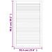 Ante con Design a Lamelle 2 pz 99,3x59,4 cm in Legno di Pino - Foto miniatura 2