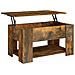 Tavolino Da Salotto Rovere Fumo 79x49x41cm In Legno Multistrato - Foto miniatura 1
