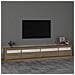 Mobile Porta Tv Con Luci Led Rovere Sonoma 270x35x40 Cm - Foto miniatura 3