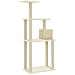 Albero Per Gatti Con Tiragraffi In Sisal Crema 147 Cm - Foto miniatura 3