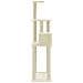 Albero Per Gatti Con Tiragraffi In Sisal Crema 147 Cm - Foto miniatura 6