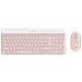 Tastiera e Mouse Wireless 920-011314  (Layout Tedesco) Colore Rosa - Foto miniatura 1