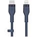 Cavo in Silicone da USB-C a Lightning 1M - Blu - Foto miniatura 1