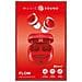 Cuffie Bluetooth FLOW con Custodia di Ricarica Colore Arancione Rosso - Foto miniatura 1