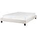Letto Senza Testata Tessuto Roanne 140 X 200 Cm Beige Chiaro - Foto miniatura 4