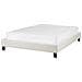 Letto Senza Testata Tessuto Roanne 140 X 200 Cm Beige Chiaro - Foto miniatura 9