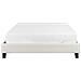 Letto Senza Testata Tessuto Roanne 140 X 200 Cm Beige Chiaro - Foto miniatura 11
