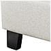 Letto Senza Testata Tessuto Roanne 140 X 200 Cm Beige Chiaro - Foto miniatura 13