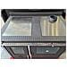 Stufa Cucina Riscaldamento A Legna Piano Cottura In Ghisa Con Forno Struttura In Acciaio Exclusive Inox - Foto miniatura 3