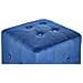 Pouf Wisconsin Velluto Blu - Foto miniatura 3