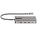 Adattatore multiporta USB-C a tre monitor, HDMI / DisplayPort, hub 4x USB, 100W PD, GbE, lettore di schede SD /MicroSD - Foto miniatura 4
