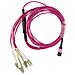 SFP5141FU10MKB cavo InfiniBand e in fibra ottica 10 m MPO 4x LC Viola - Foto miniatura 1