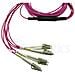 SFP5141FU10MKB cavo InfiniBand e in fibra ottica 10 m MPO 4x LC Viola - Foto miniatura 2