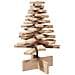 Albero Di Natale Decorativo In Legno 60 Cm Legno Massello Pino - Foto miniatura 2
