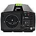 Green Cell Przetwornica Napicia Powerinverter Lcd 12 V 500w / 1000w Przetwornica Samochodowa Z Wywietlaczem - Czysty Sinus Adattatore E Invertitore Auto Nero - Foto miniatura 2