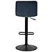 Sgabello Bar High Navy Cm 43x49,5x85,5-107(seduta Cm 61-82,5) - Foto miniatura 4