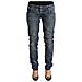 Jeans Skinny Denim Cotone Vita Bassa Blu Invecchiato - W28 - It42 - Foto miniatura 1