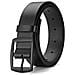 Cintura Da Uomo In Pelle Pu Con Fibbia In Metallo Black S - Foto miniatura 1