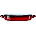 Ignea Mini Casseruola Induzione 18 Cm, Teglia 0,9 L Acciaio Smaltato, Vintage, Fuoco Rosso - Foto miniatura 1