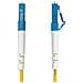 Cavo in fibra ottica simplex monomodale OS2 da LC a LC (UPC) da 1m, 9/125µm, 40G / 100G, insensibile alla piegatura, bassa perdita di inserzione, cavo patch in fibra LSZH - Foto miniatura 2