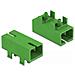 Accoppiatore in fibra ottica PCB SC Simplex femmina per SC Simplex femmina monomodale verde - Foto miniatura 1
