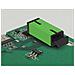 Accoppiatore in fibra ottica PCB SC Simplex femmina per SC Simplex femmina monomodale verde - Foto miniatura 2
