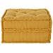 Pouf Modulare Giallo 70x70x36 in Tessuto - Foto miniatura 7